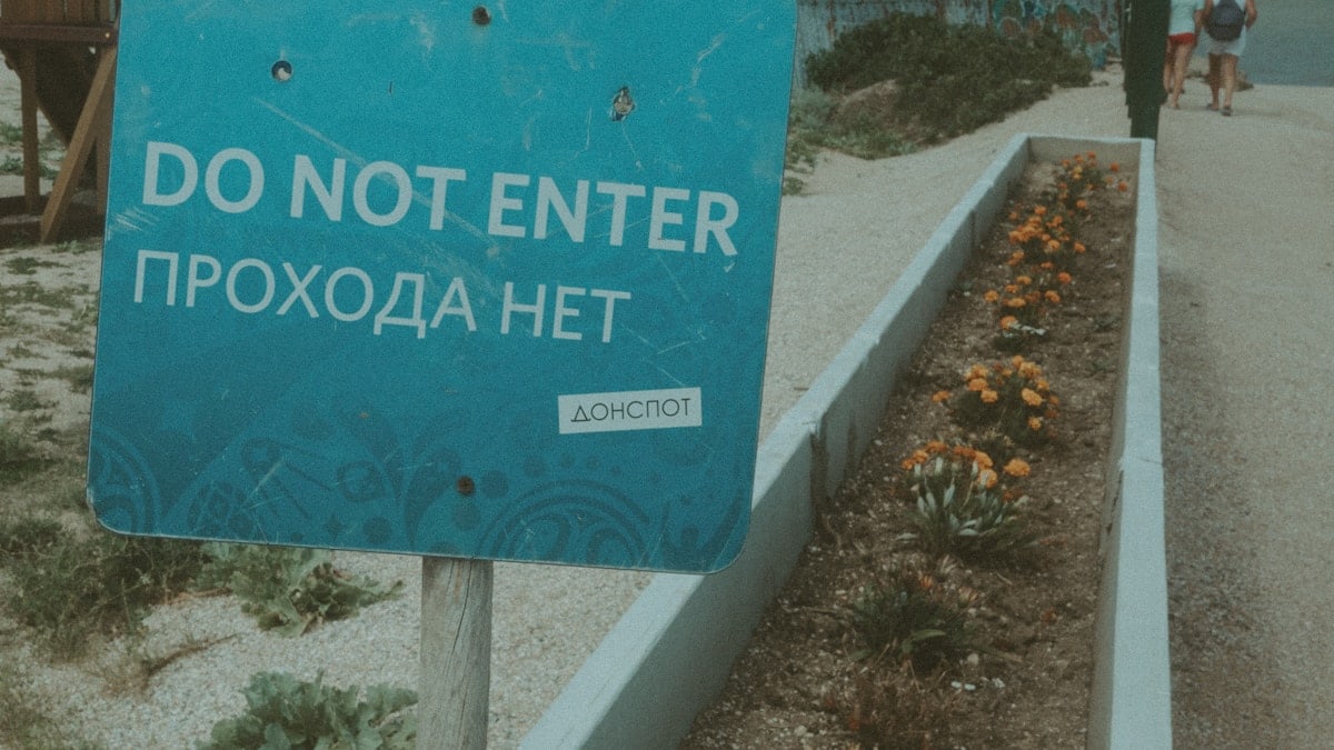 a close up of a sign